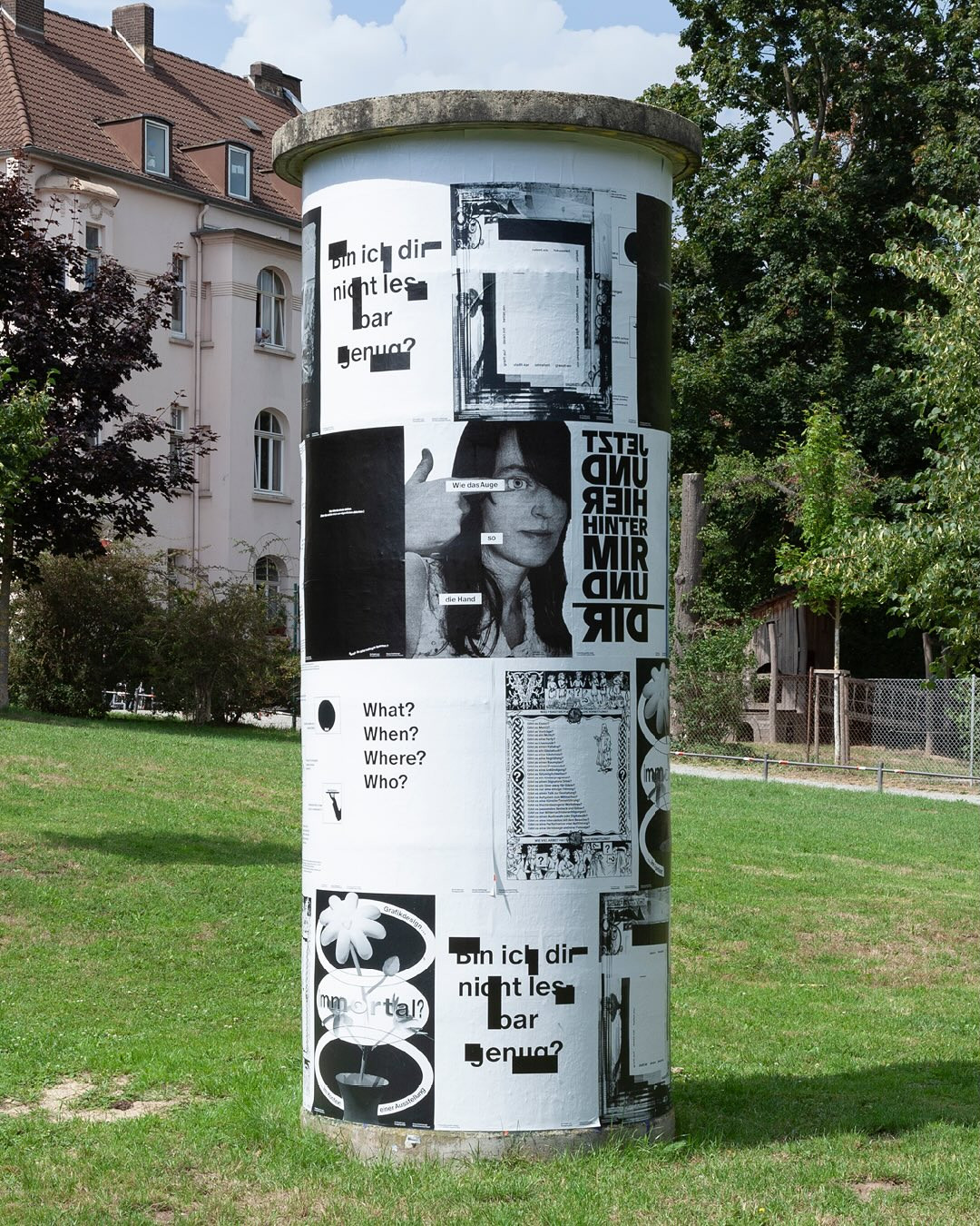 Presenting graphic design in an exhibition s