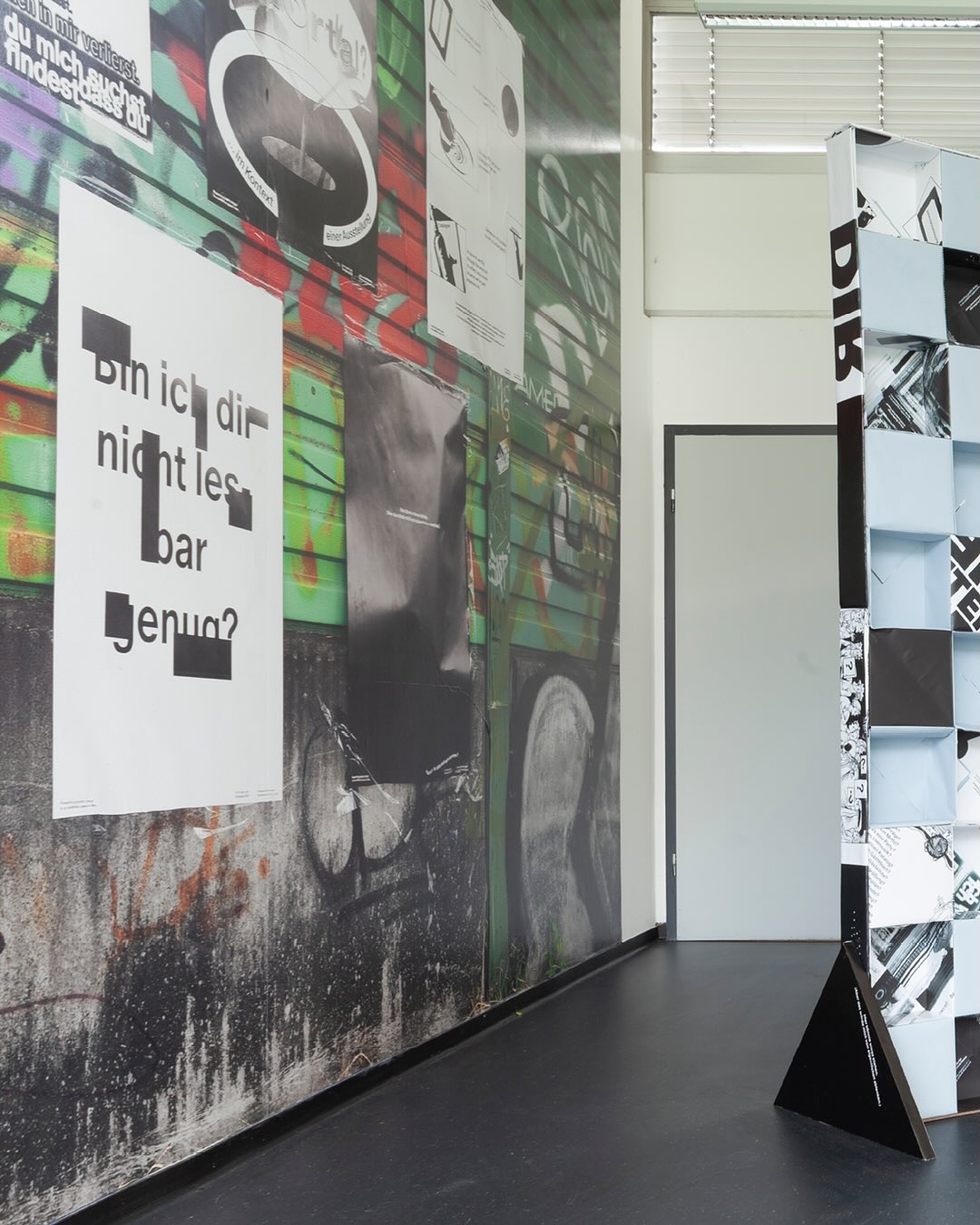 Presenting graphic design in an exhibition s