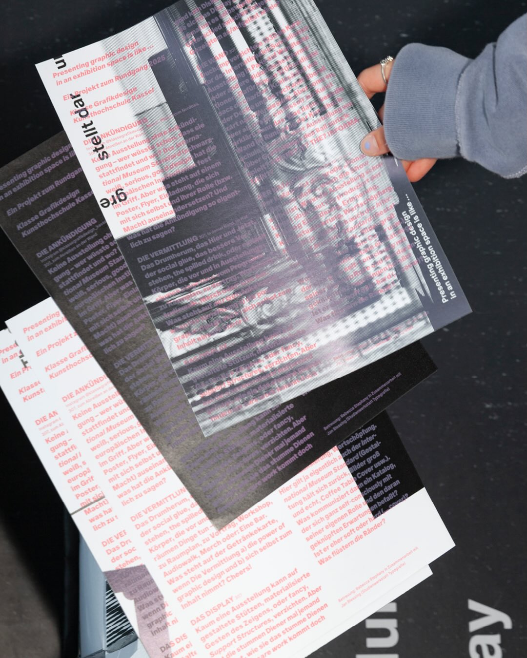 Presenting graphic design in an exhibition s