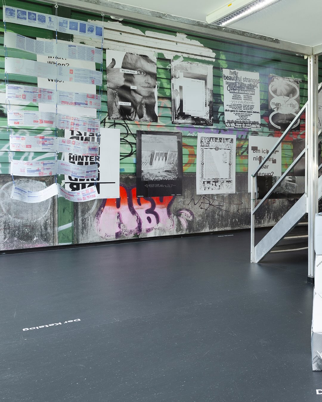 Presenting graphic design in an exhibition s