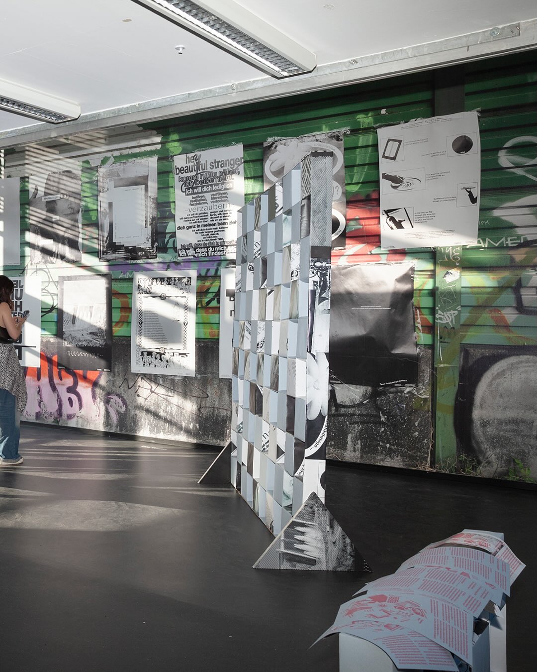 Presenting graphic design in an exhibition s