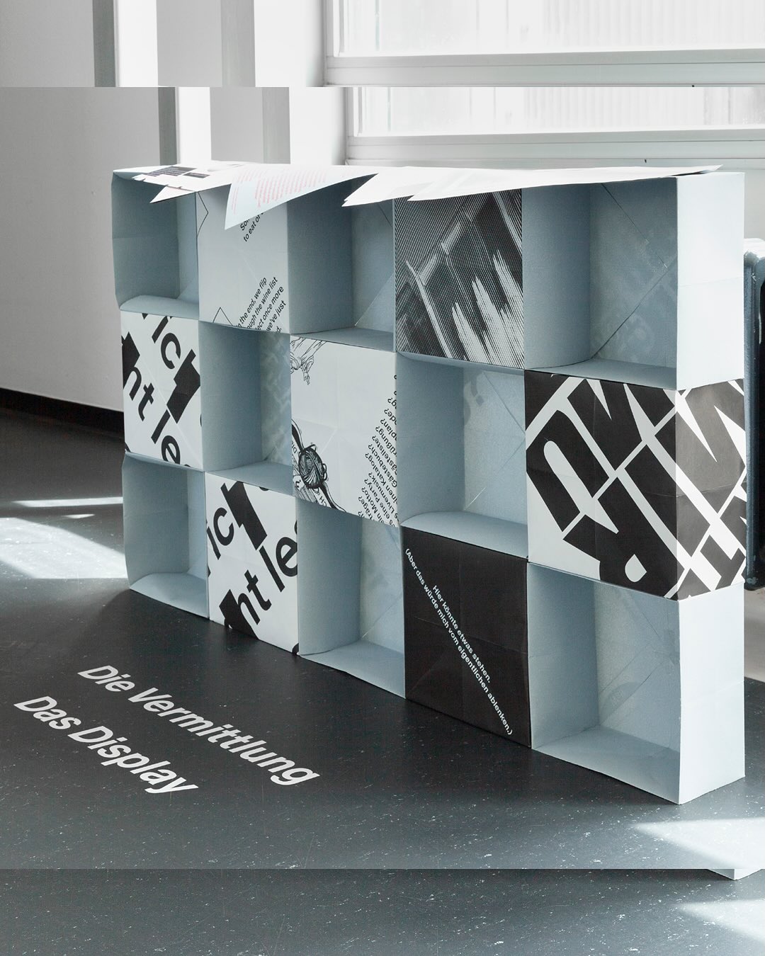 Presenting graphic design in an exhibition s