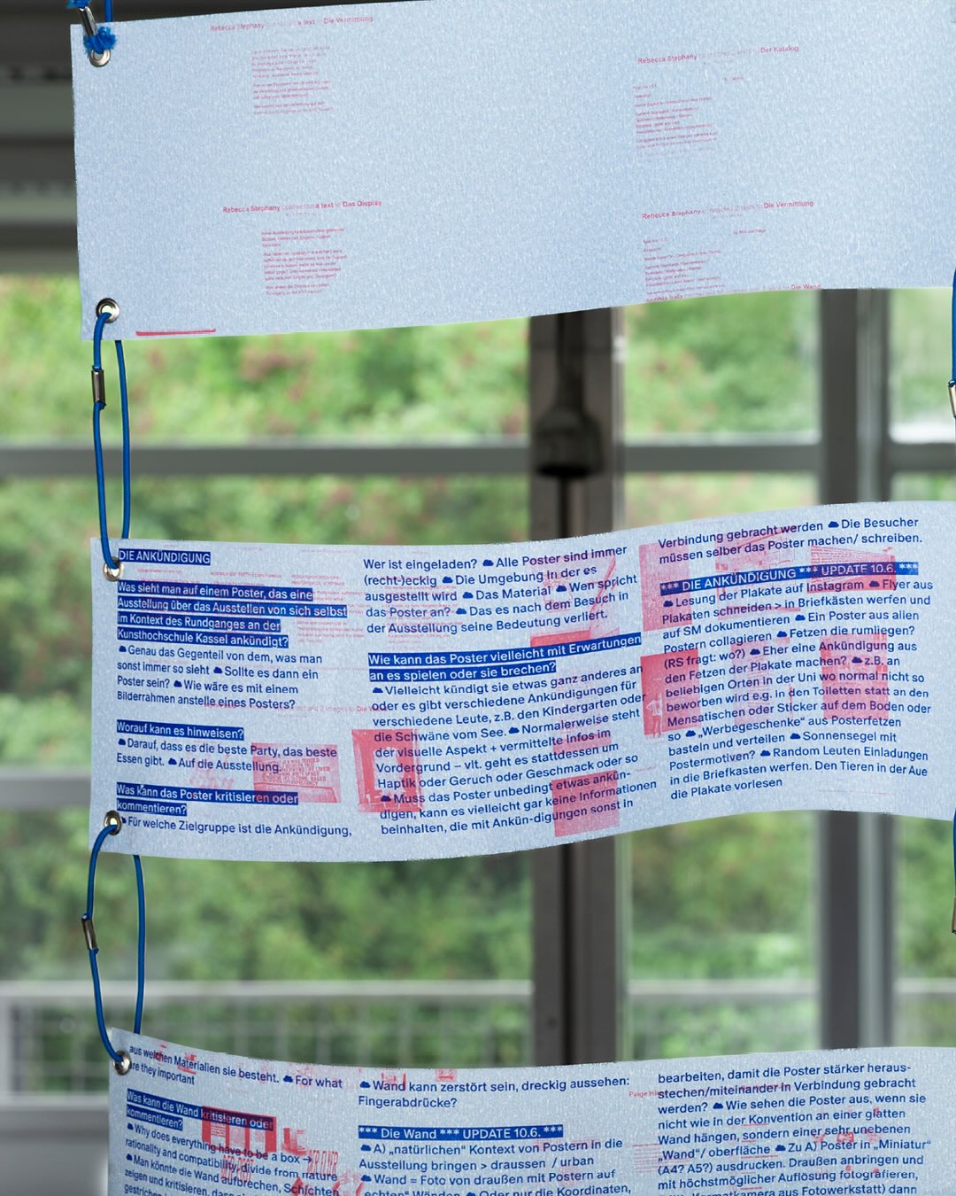 Presenting graphic design in an exhibition s
